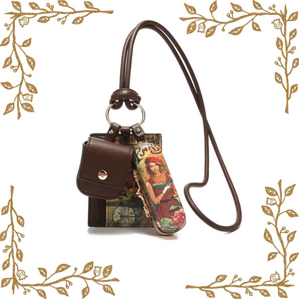Super Cute Micaela 3 PC Lanyard Set
